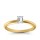 Original Empire 0,20 ct Diamantring in Gelbgold